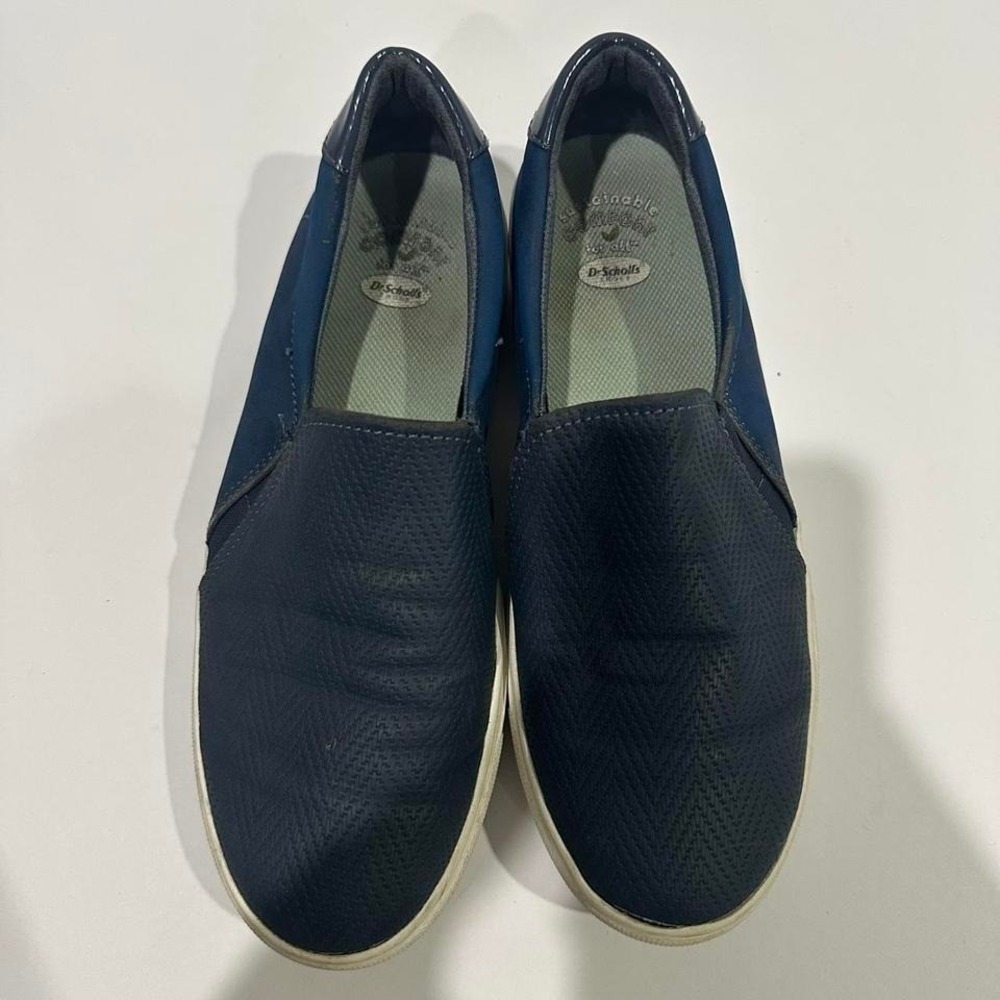 Dr. Scholl's Nova Slip On Sneakers woman size 7.5 Navy Blue - Picture 2 of 7
